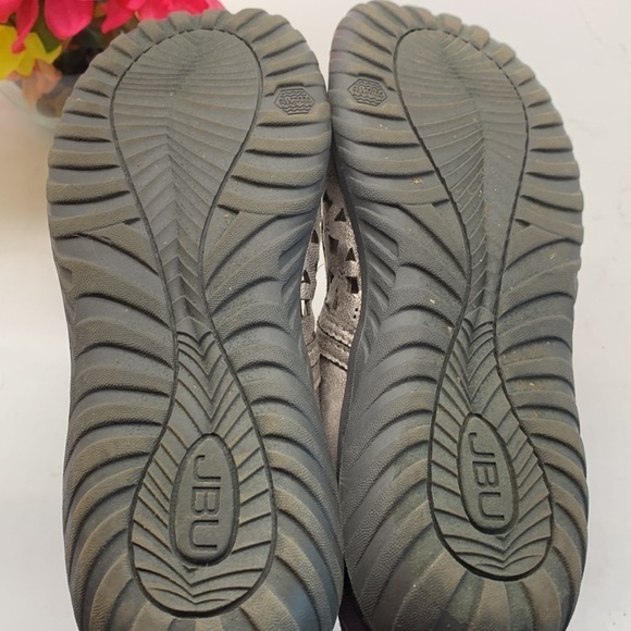 Jambu JBU Pecan B1PC156Silver Cur Out Leather Loafers Sz 7. MCL0988B - Picture 9 of 11